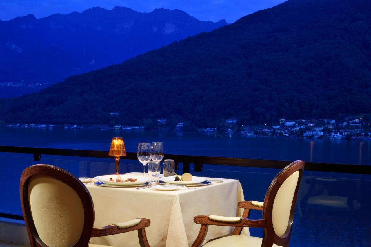 Swiss Diamond Hotel & Spa Morcote Exterior foto The restaurant