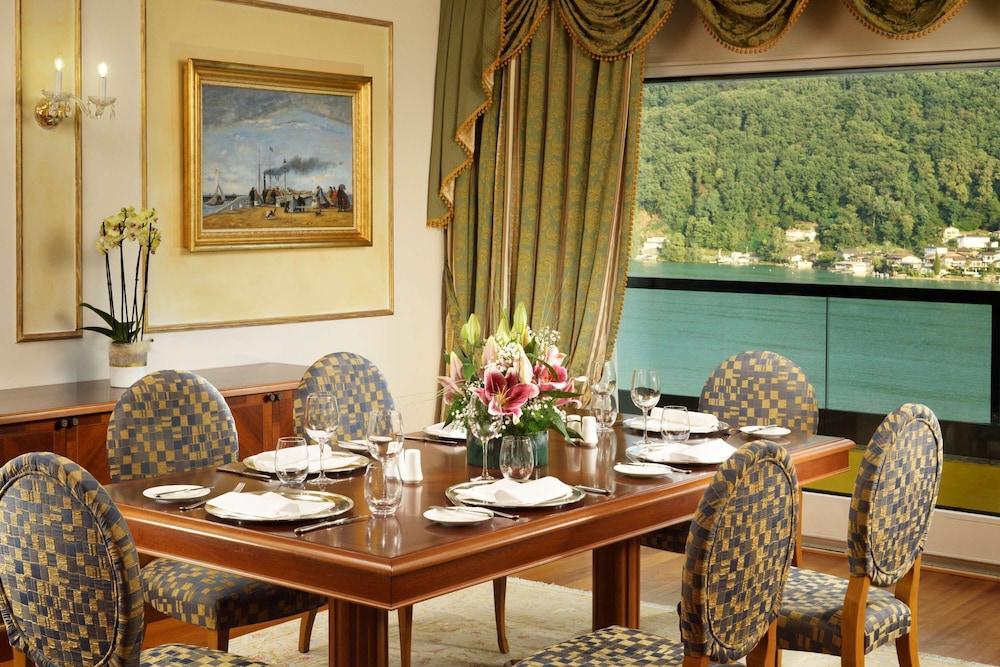 Swiss Diamond Hotel & Spa Morcote Exterior foto Dining room