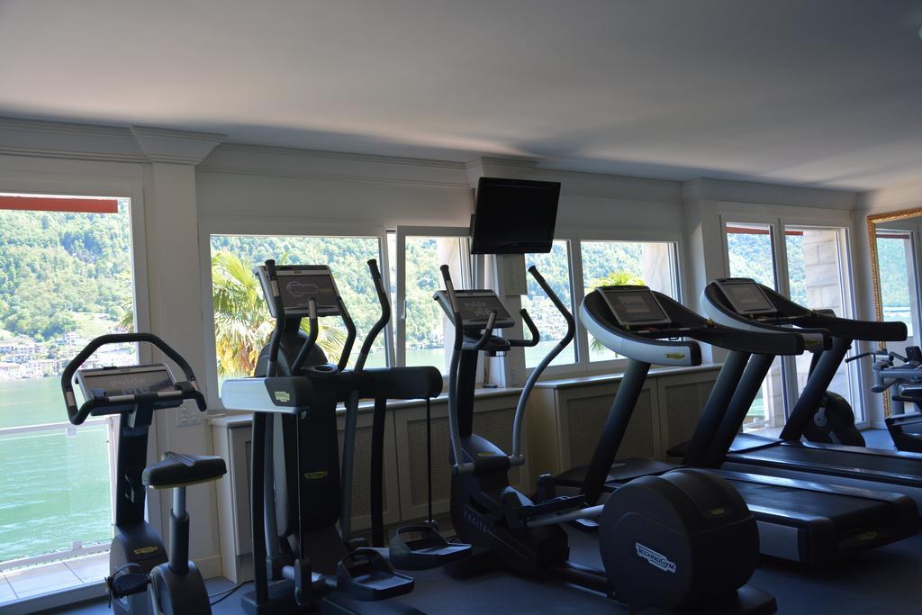 Swiss Diamond Hotel & Spa Morcote Exterior foto The gym at the hotel